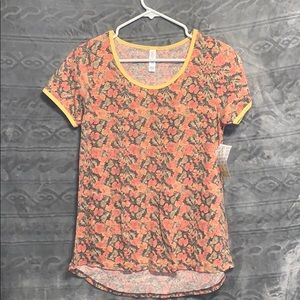 XXS LulaRoe Floral Tee